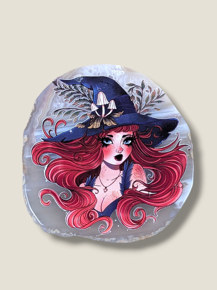 The Crystal Compass, Cut Crystal Dials with Designs