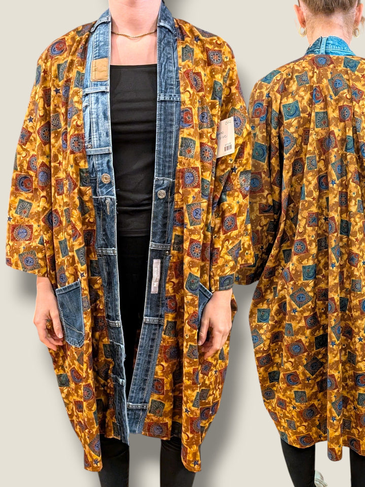 Stitch,  Loop, Create, Repeat, Repurposed Kimonos