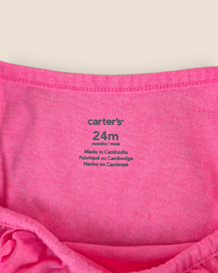 Pre-Loved Carter's Neon Pink Tank Top Girls 2Y | Betty’s Marketplace