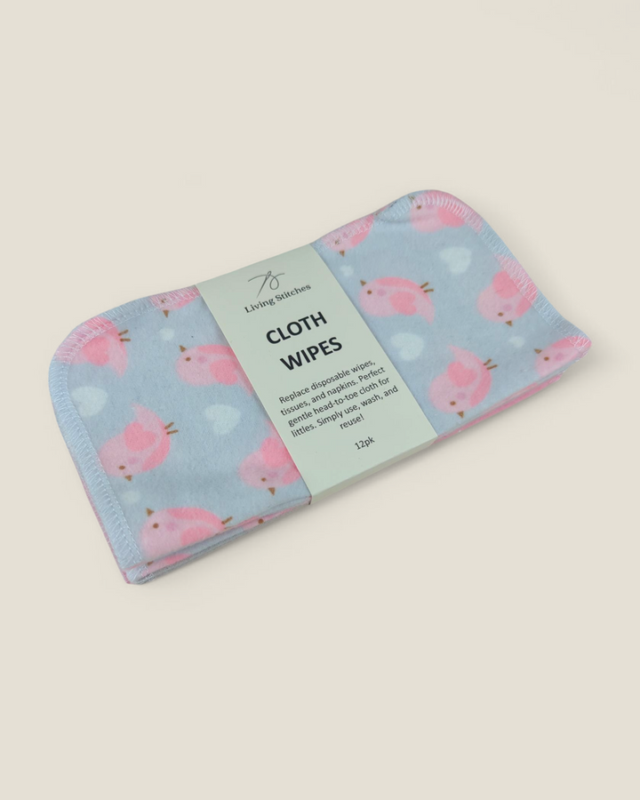 Living Stitches, Reusable Cloth Wipes