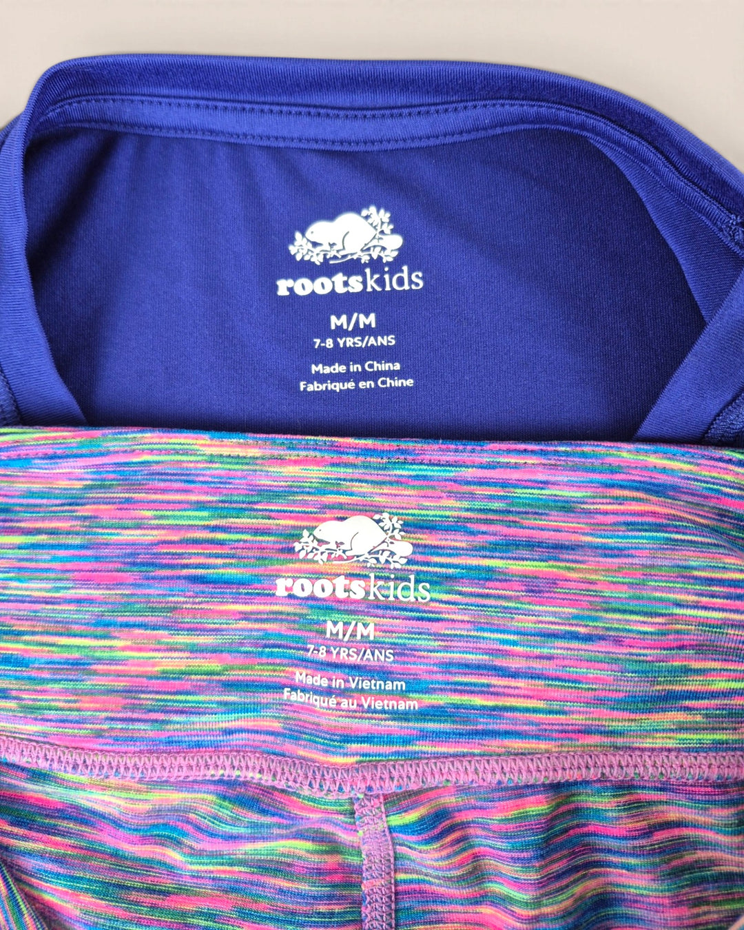 Pre-Loved Roots Purple Athletic Outfit Girls 7-8Y | Betty’s Marketplace