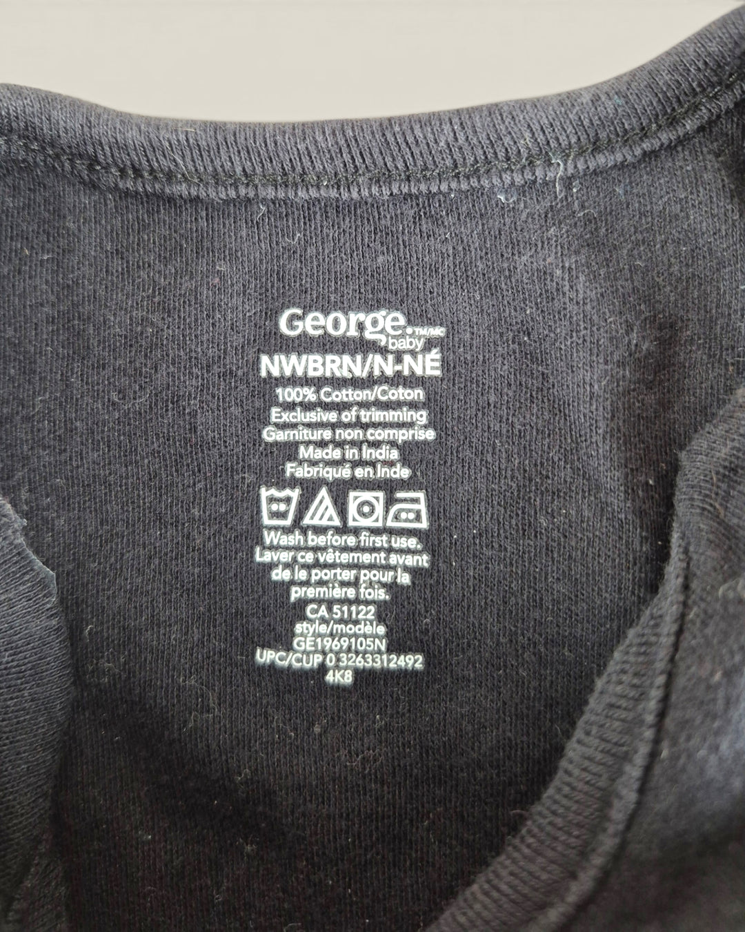 Pre-Loved George Happy Cloud Onesie Outfit NB | Betty’s Marketplace