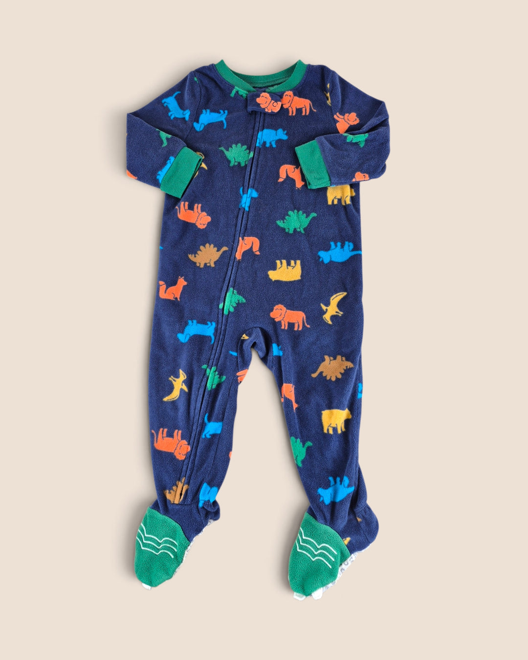 Pre-Loved Carter's Fleece Dinosaur Footies Boys 18M | Betty’s Marketplace