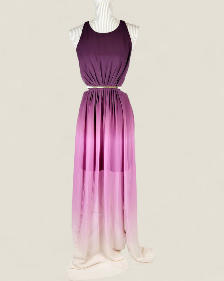 MARCIANO OMBRE PURPLE DRESS LADIES SMALL PRE-LOVED