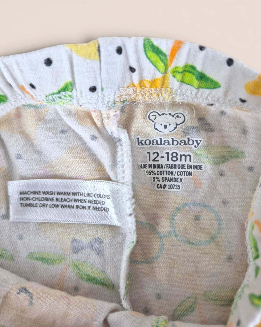 Pre-Loved Koala Baby Lemon Leggings Girls 12-18M | Betty’s Marketplace