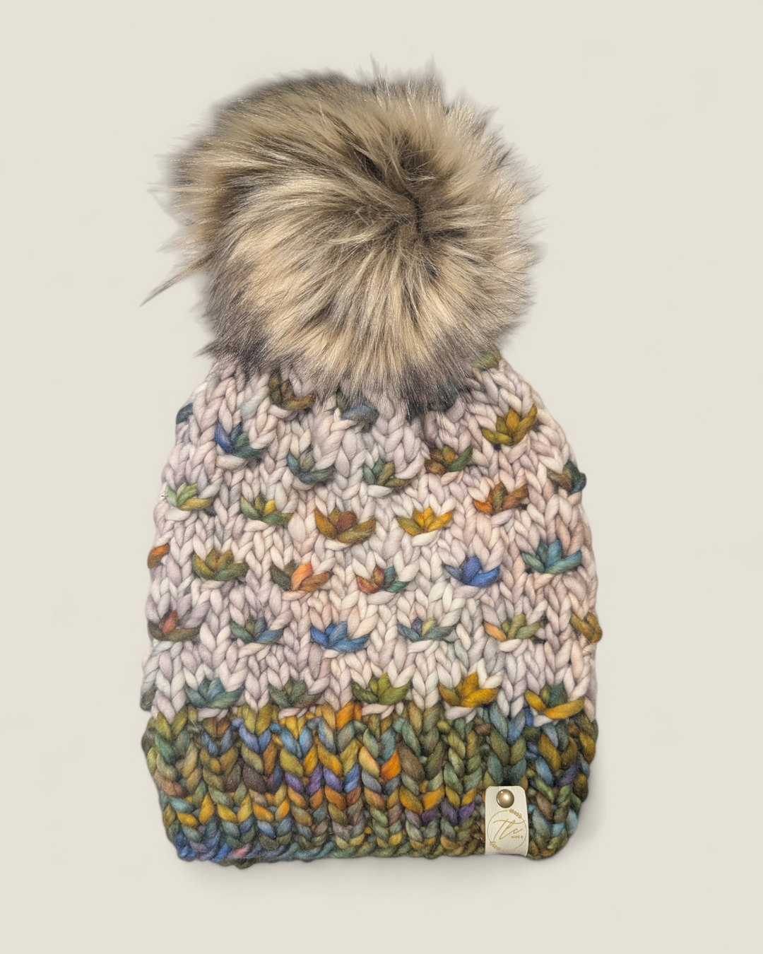 TLC Made, Merino Wool & Luxe Pom Crochet Hats