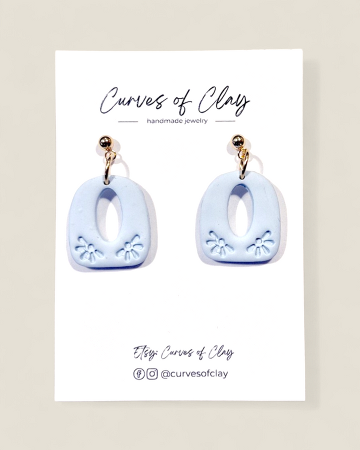 Curves of Clay, Everyday Dangle Earrings