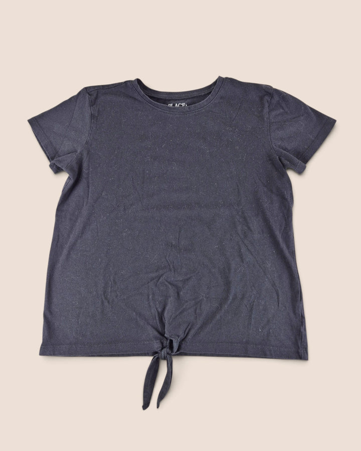 Pre-Loved Children's Place Black Tie Front T Shirt Girls 10-12Y | Betty’s Marketplace