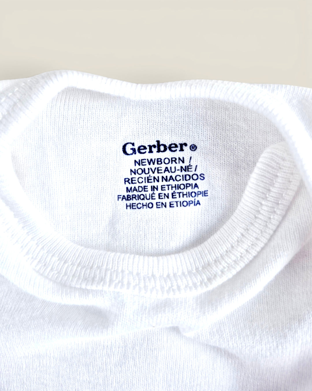 Pre-Loved Gerber Set Of 2 White Onesies NB | Betty’s Marketplace