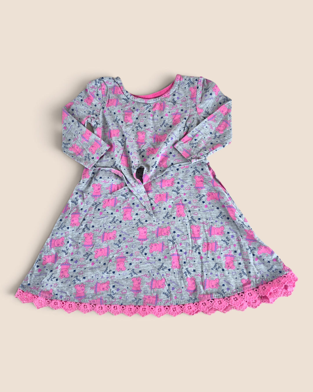 Pre-Loved Peppa Pig Grey Dress Girls 2Y | Betty’s Marketplace