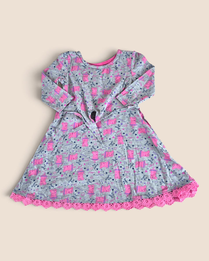 Pre-Loved Peppa Pig Grey Dress Girls 2Y | Betty’s Marketplace