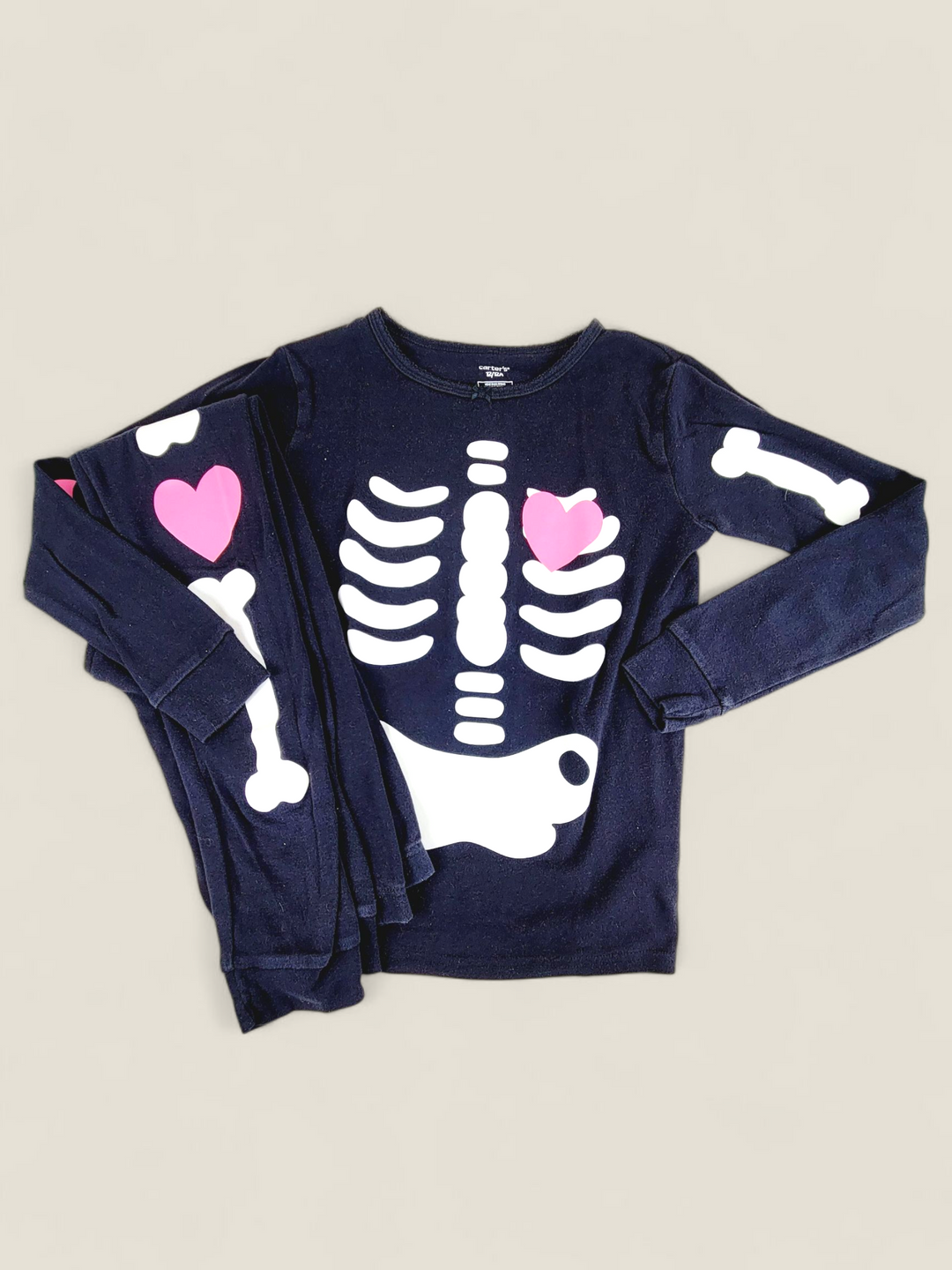 CARTERS SKELETON PYJAMAS 12Y PRE-LOVED