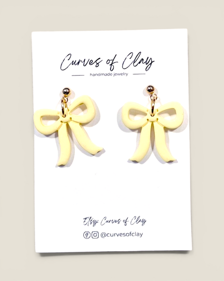 Curves of Clay, Everyday Dangle Earrings