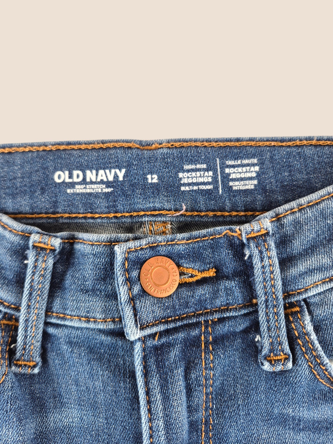 Pre-Loved Old Navy Rockstar Distressed Jeggings Girls 12Y | Betty’s Marketplace