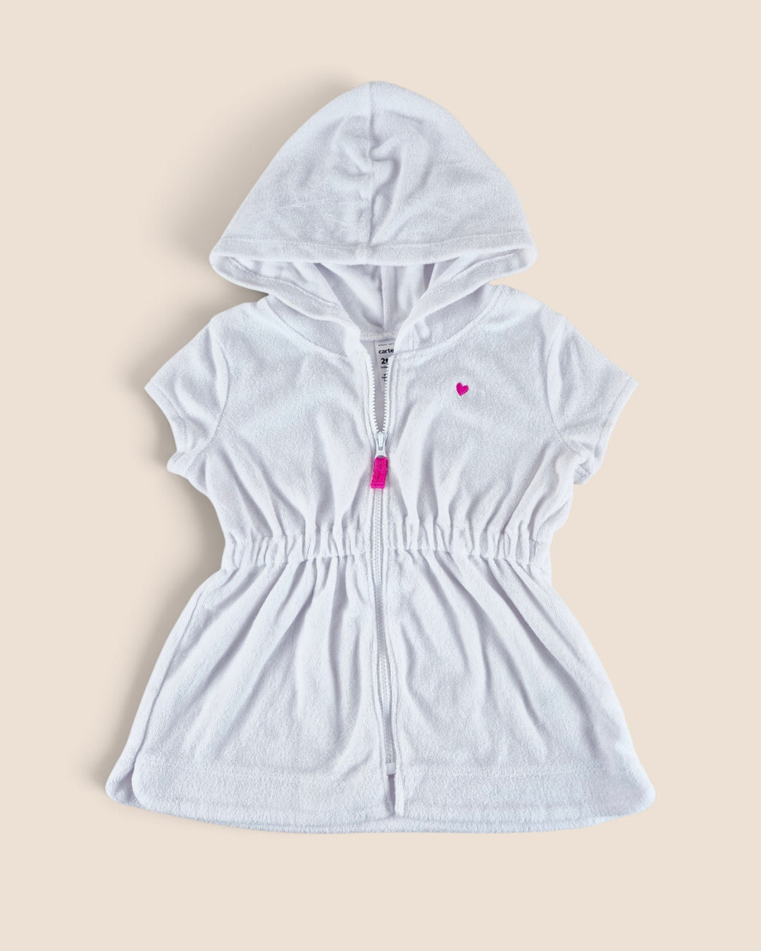 Pre-Loved Carter's White Swim Cover Up Girls 2Y | Betty’s Marketplace