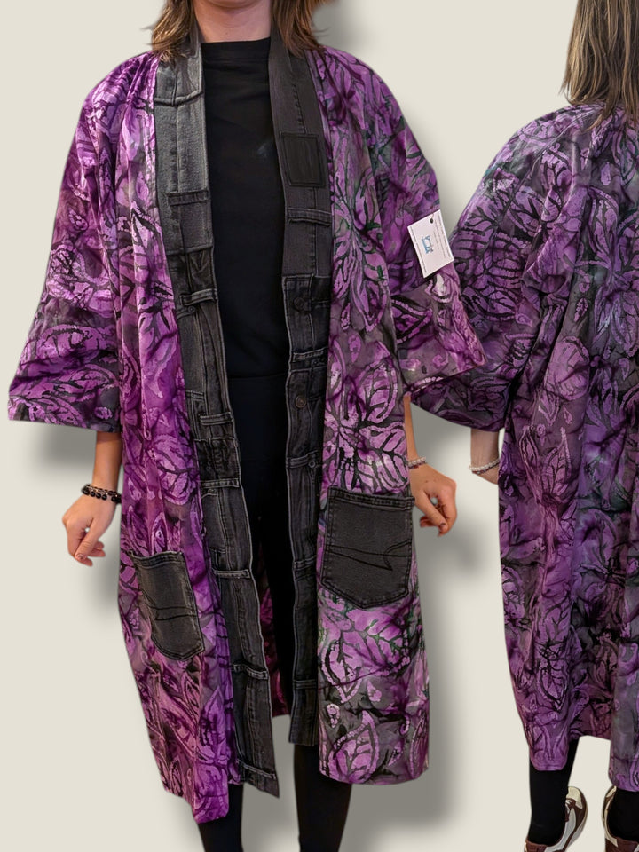Stitch,  Loop, Create, Repeat, Repurposed Kimonos