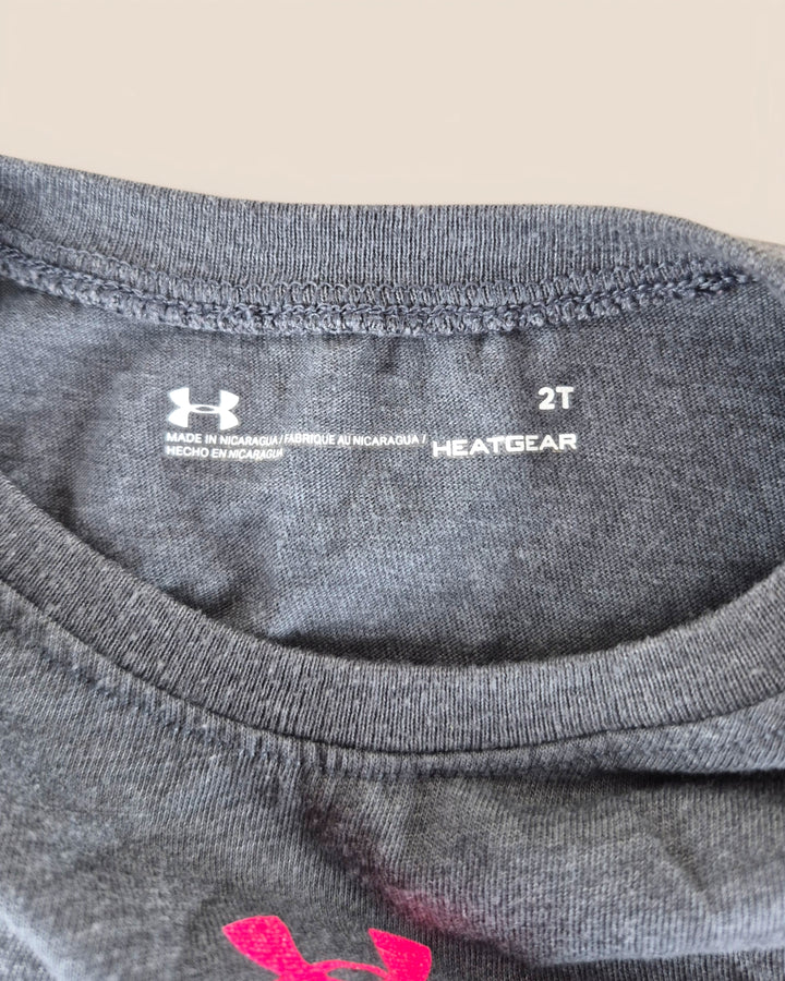 Pre-Loved Under Armour Grey Tee Girls 2Y | Betty’s Marketplace