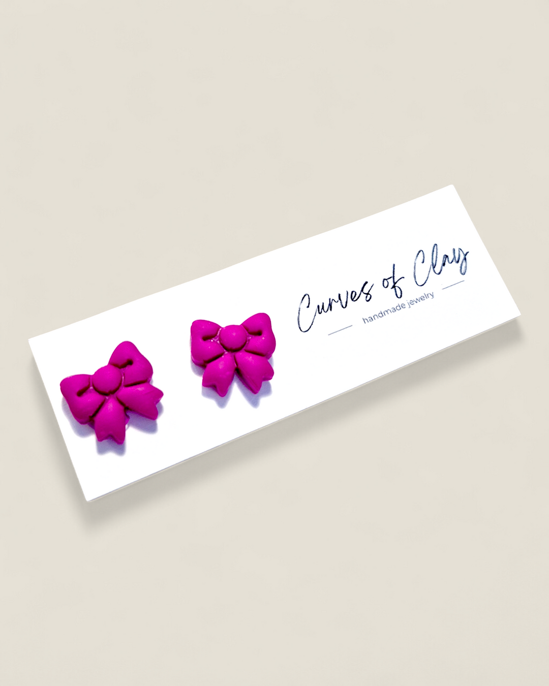 Curves of Clay, Everyday Stud Earrings
