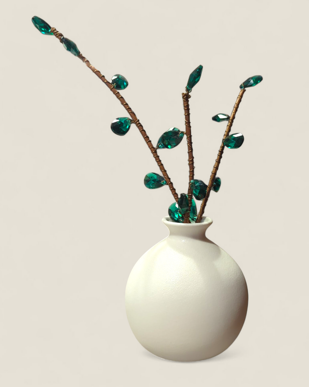 Kristi Scott Art, Jeweled Stems in Vase