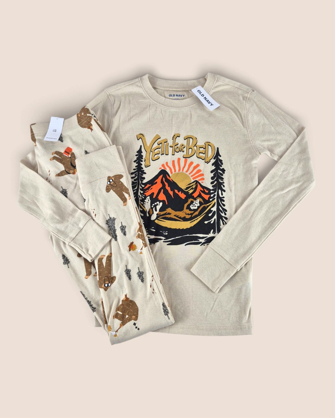Pre-Loved Old Navy Yeti 2 Piece Pyjama Set Kids 10Y | Betty’s Marketplace