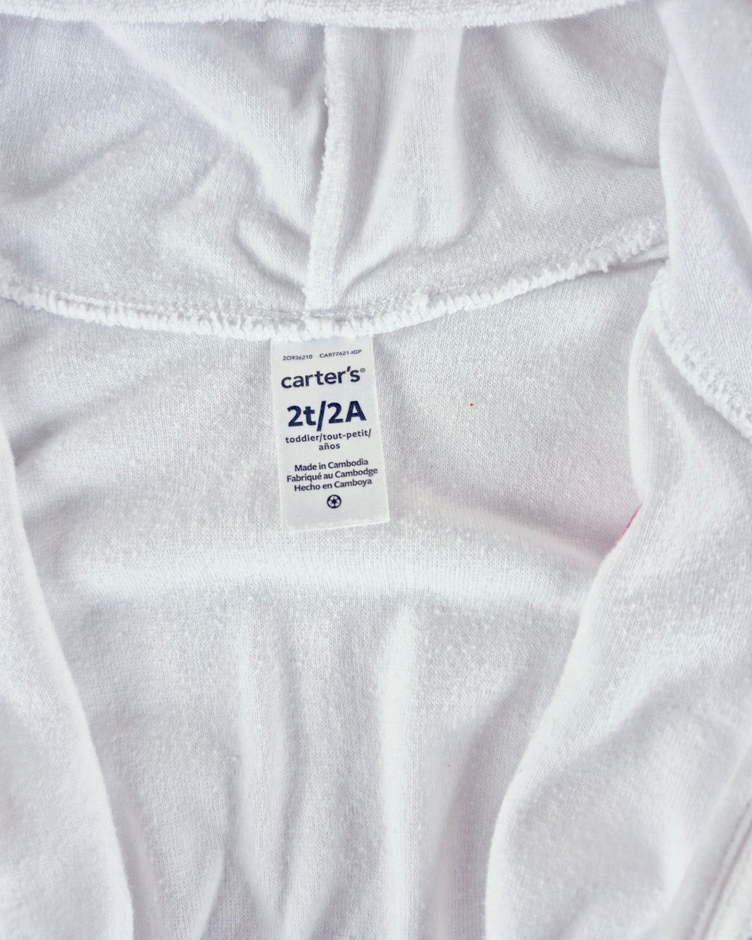 Pre-Loved Carter's White Swim Cover Up Girls 2Y | Betty’s Marketplace