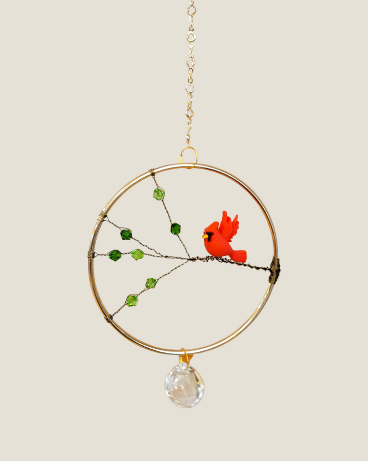 Kristi Scott Art, Suncatcher Cardinals