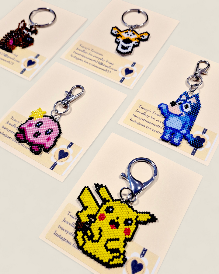 Tracey's Treasures, Beaded Keychains