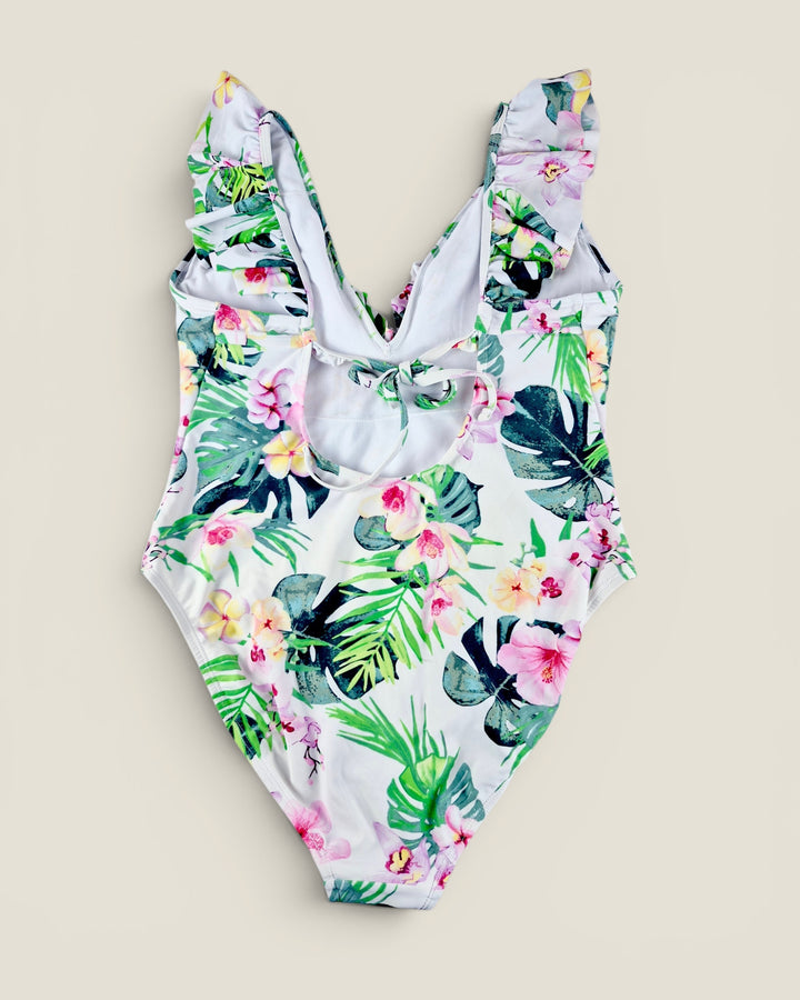 Pre-Loved George White Floral Swimsuit Ladies Large | Betty’s Marketplace