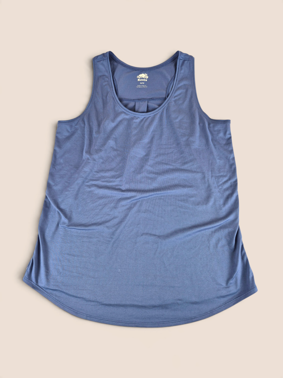 Pre-Loved Roots Light Blue Athletic Tank Top Ladies Medium | Betty’s Marketplace
