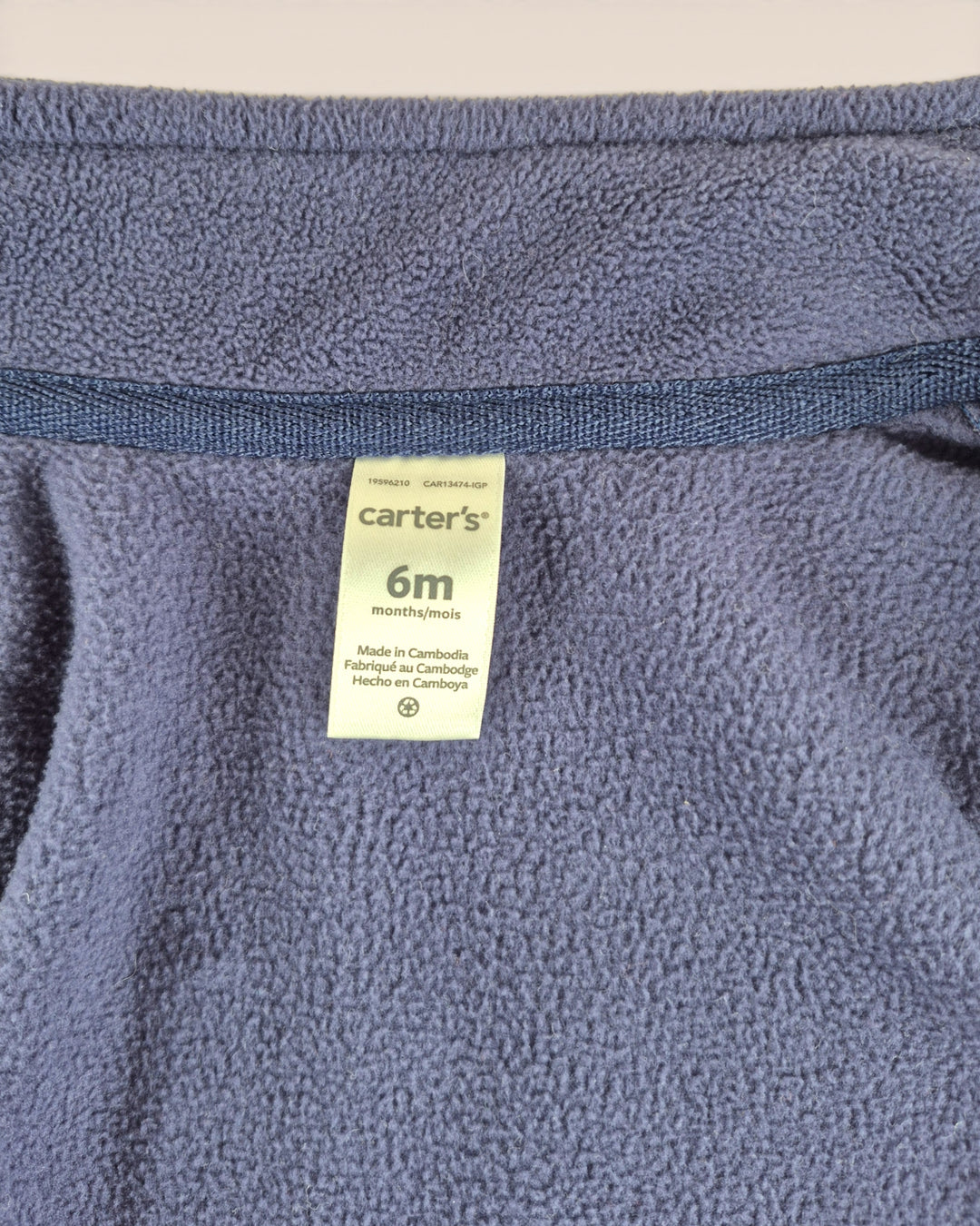 Pre-Loved Carter's Little Hero Fleece Vest 6M | Betty’s Marketplace