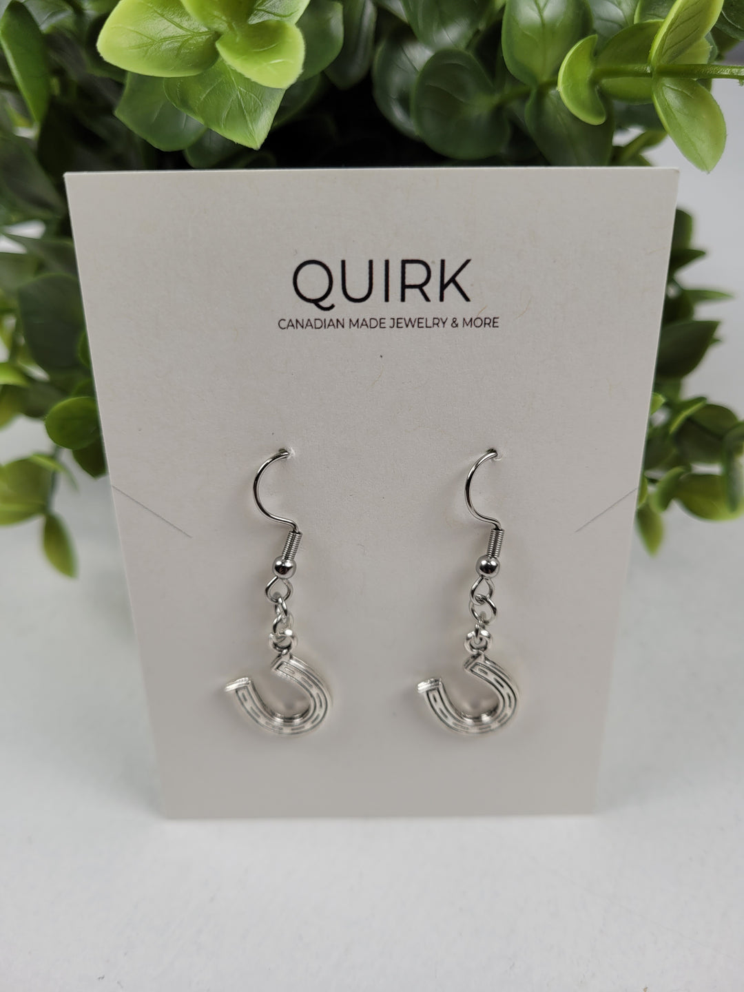Quirk Handmade Jewelry, Stainless Steel Dangling Earrings