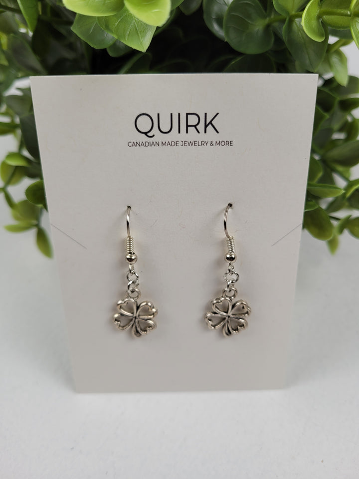 Quirk Handmade Jewelry, Stainless Steel Dangling Earrings