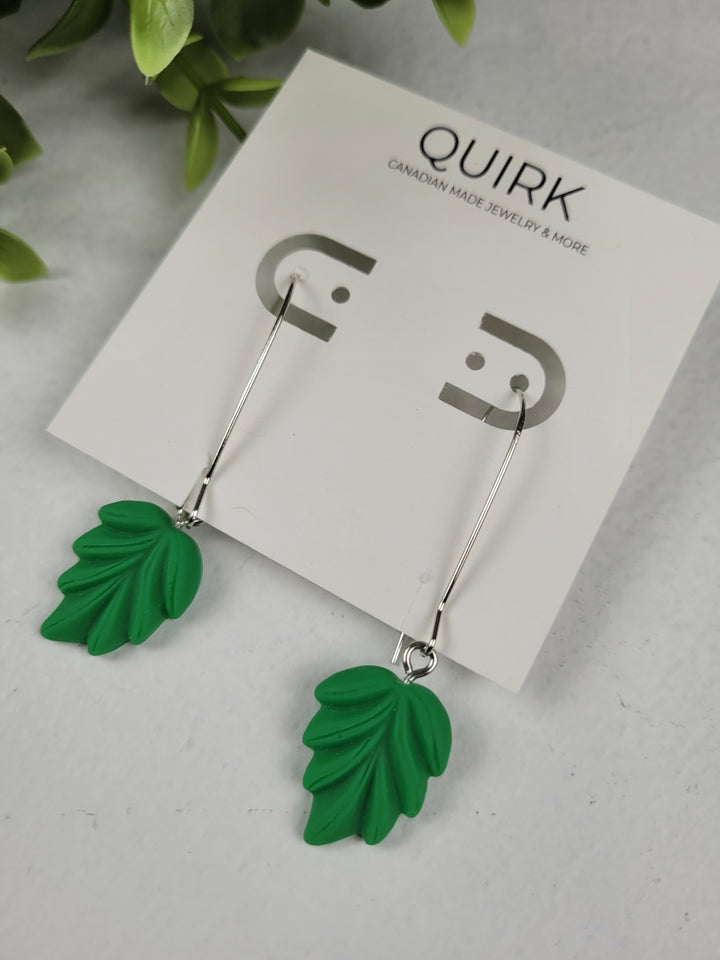 Quirk Handmade Jewelry, Stainless Steel Dangling Earrings