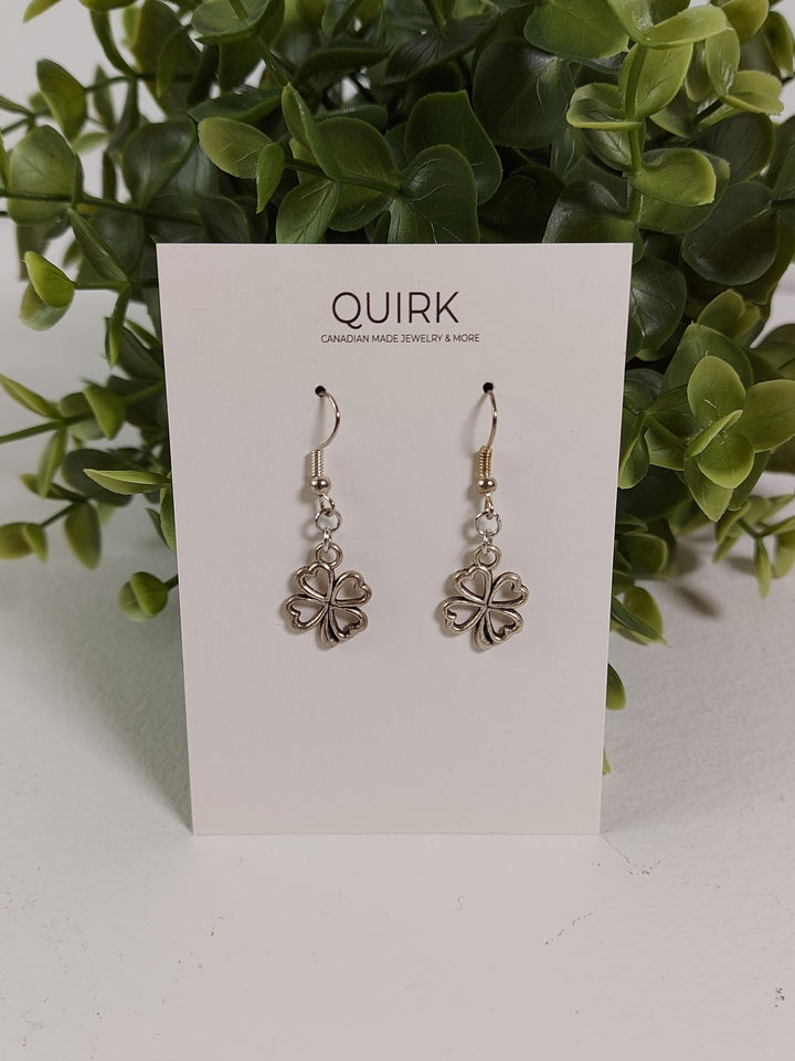 Quirk Handmade Jewelry, Stainless Steel Dangling Earrings