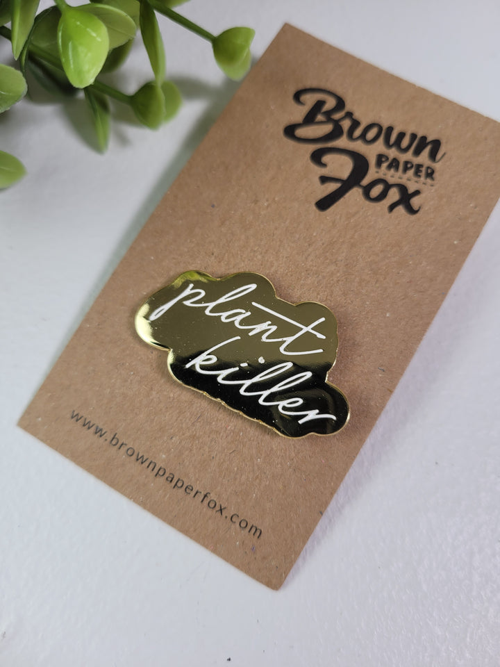 The Brown Paper Fox, Enamel Pins