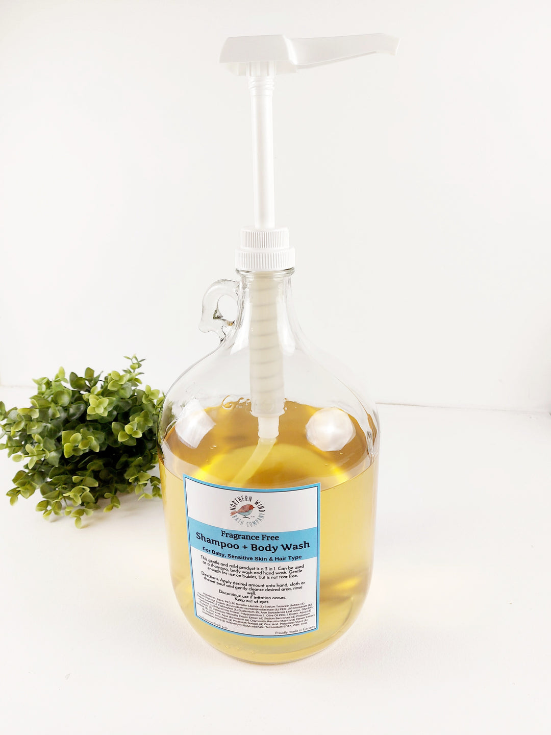 Northern Wind Bath Company, Fragrance Free Shampoo/Body Wash (Baby) - Refillery