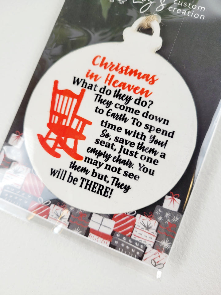 Liz's Custom Creations, Wooden Printed Ornaments