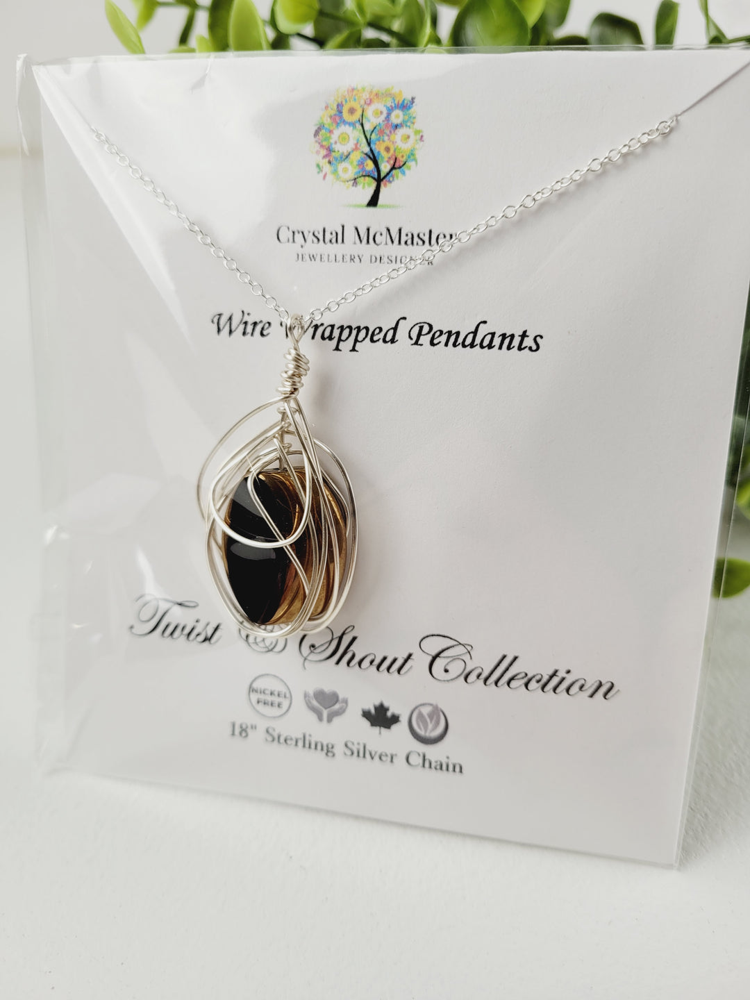 Crystal McMaster Jewellery, Sterling Silver Necklaces- Twist & Shout Collection