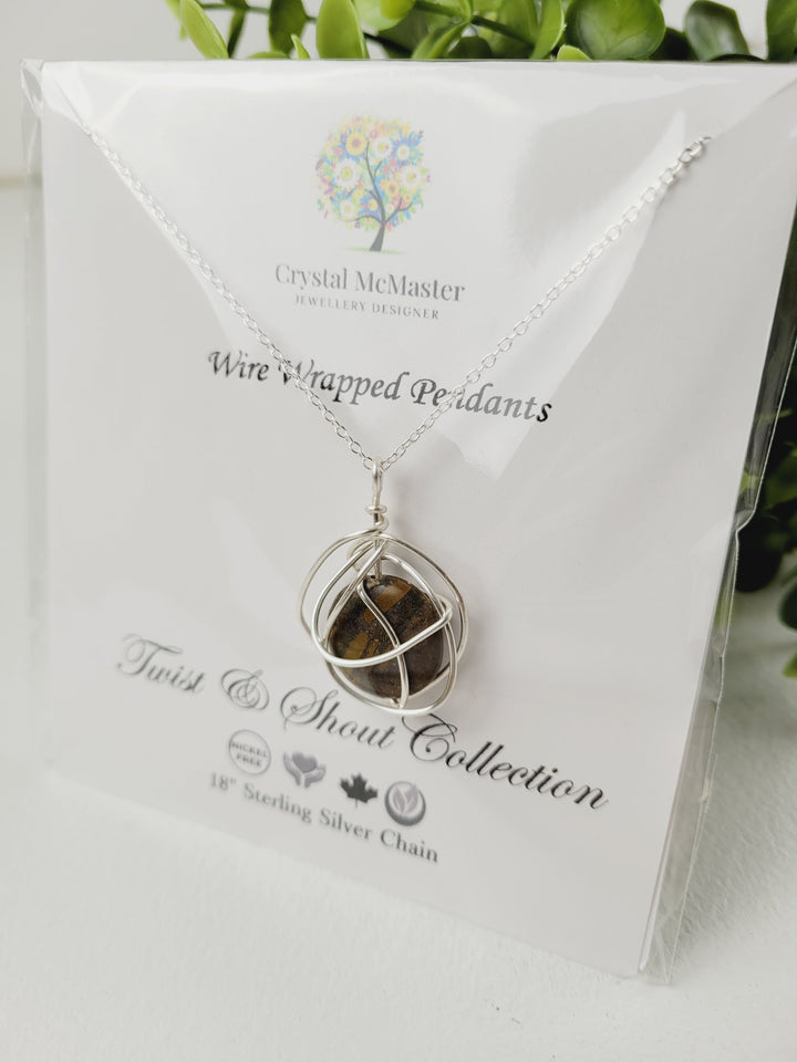 Crystal McMaster Jewellery, Sterling Silver Necklaces- Twist & Shout Collection