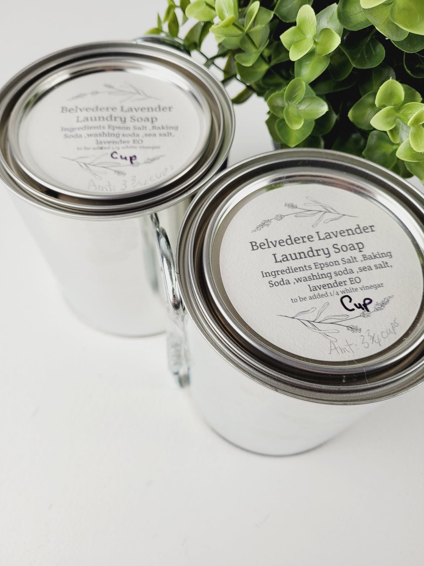 Belvedere Lavender Farm, Lavender Laundry Soap Tins