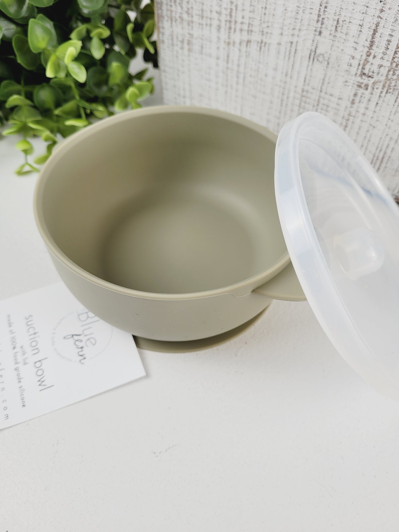 Little Blue Fern, Suction Bowl