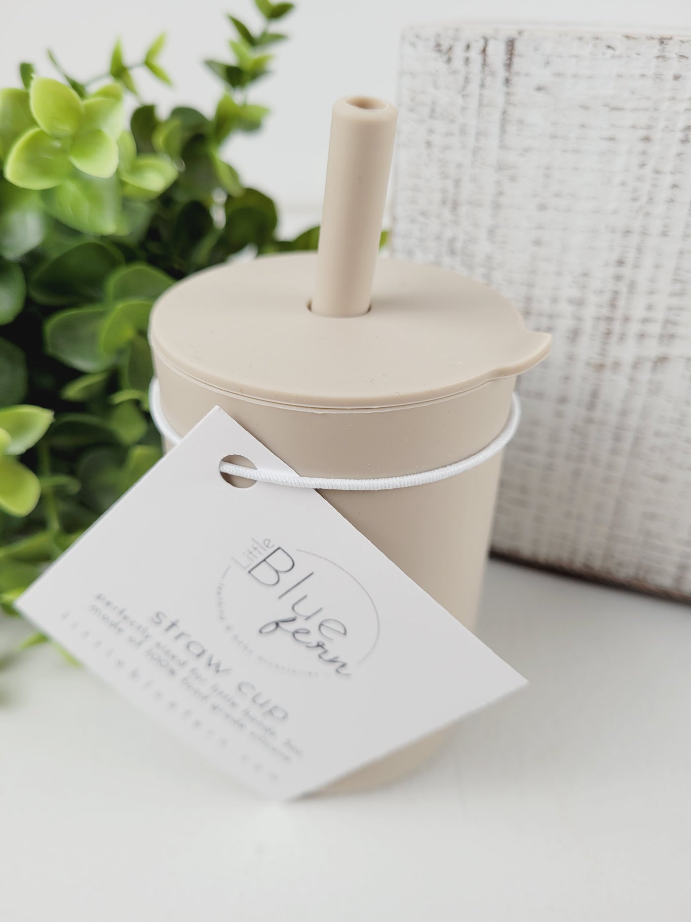 Little Blue Fern, Straw Cup