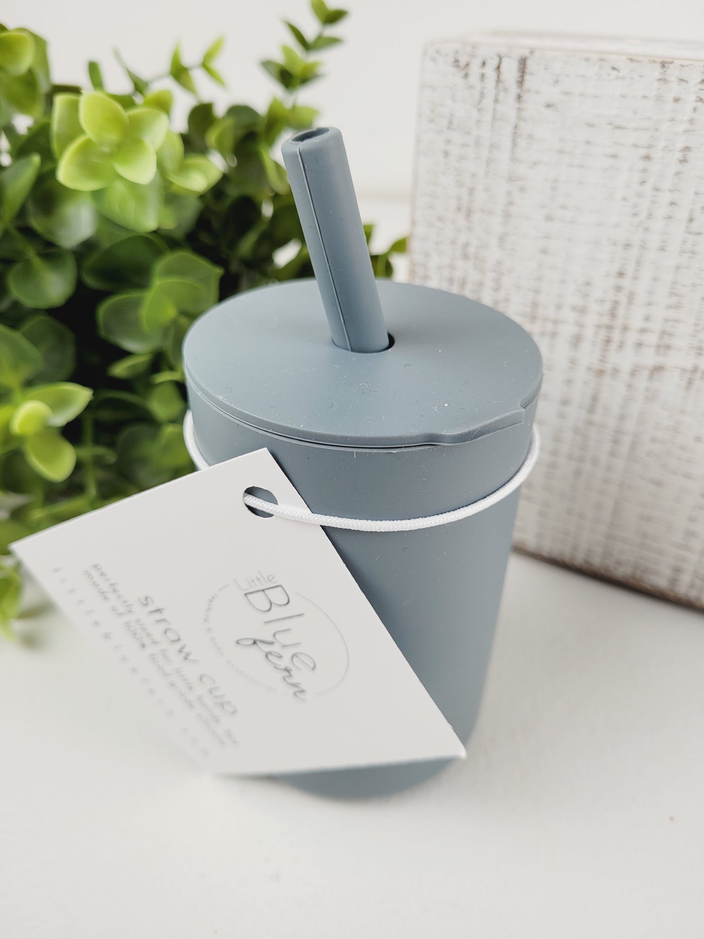 Little Blue Fern, Straw Cup