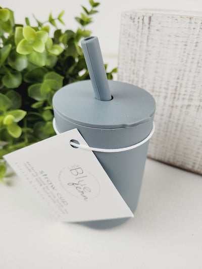 Little Blue Fern, Straw Cup