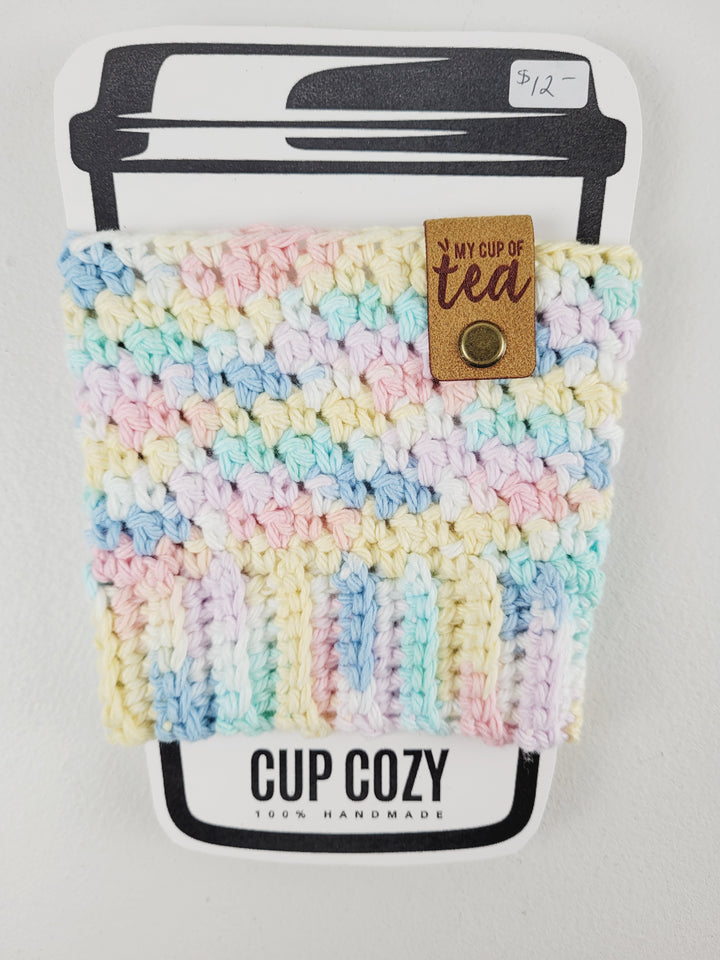 Pink Blossom Crochet, Cup Cozies