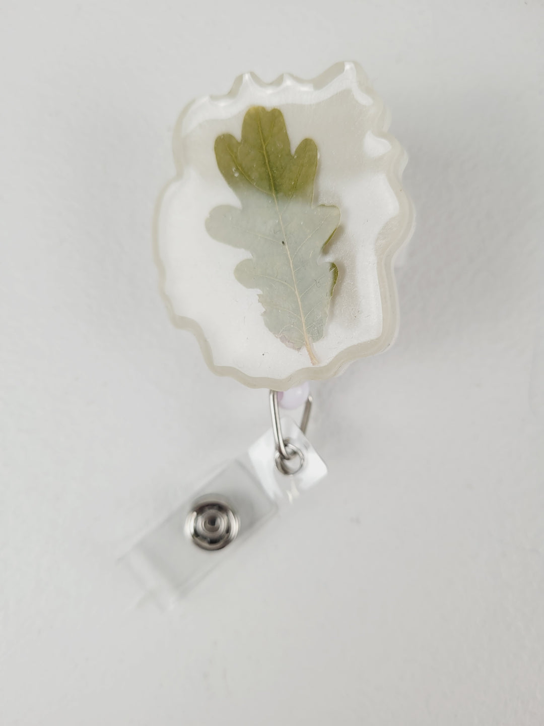 Little Pretty Designs, Floral Resin Retractable Badge Clips