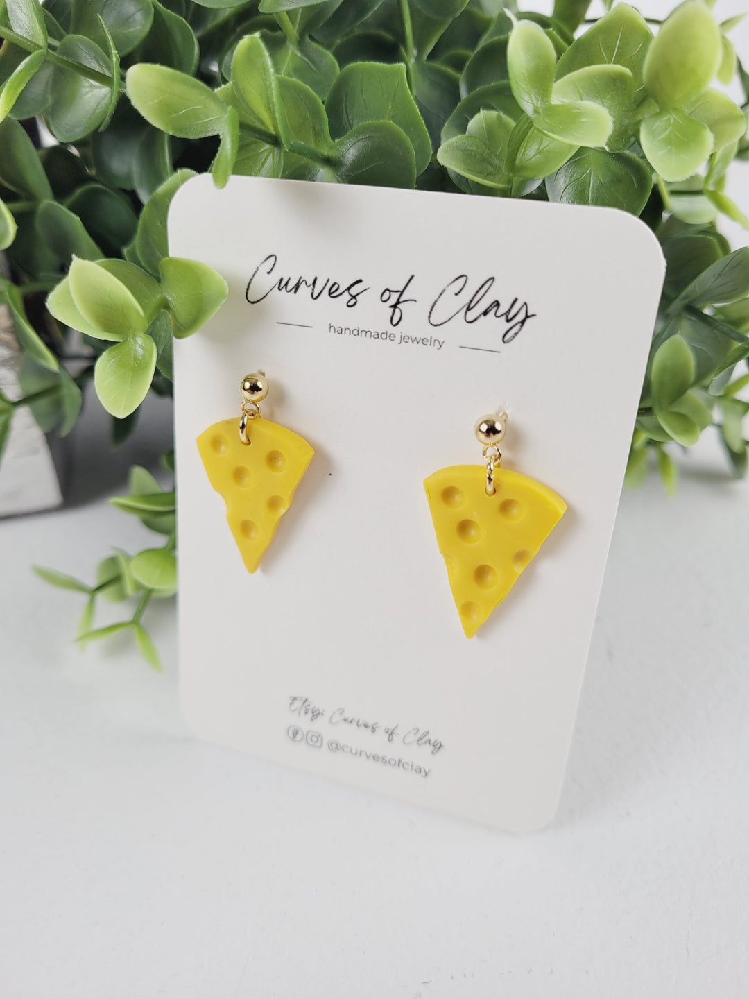 Curves of Clay, Everyday Dangle Earrings