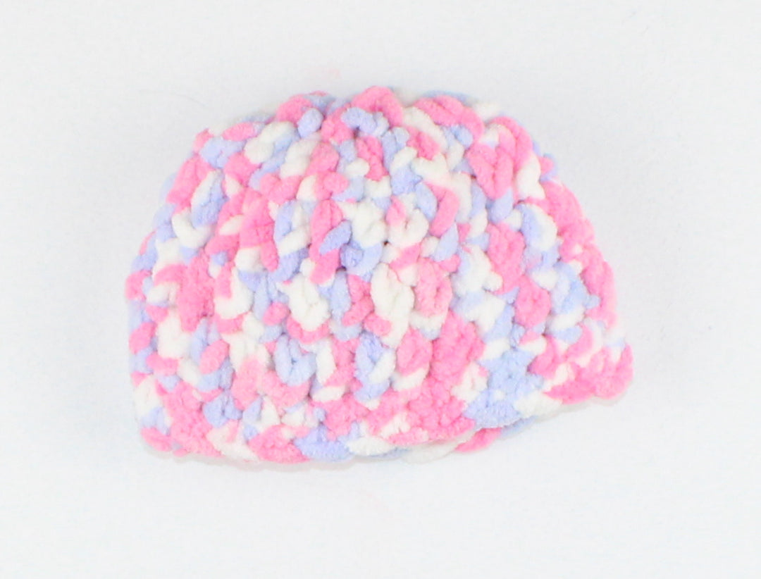 KNIT BEANIE HAT APPROX NB EUC