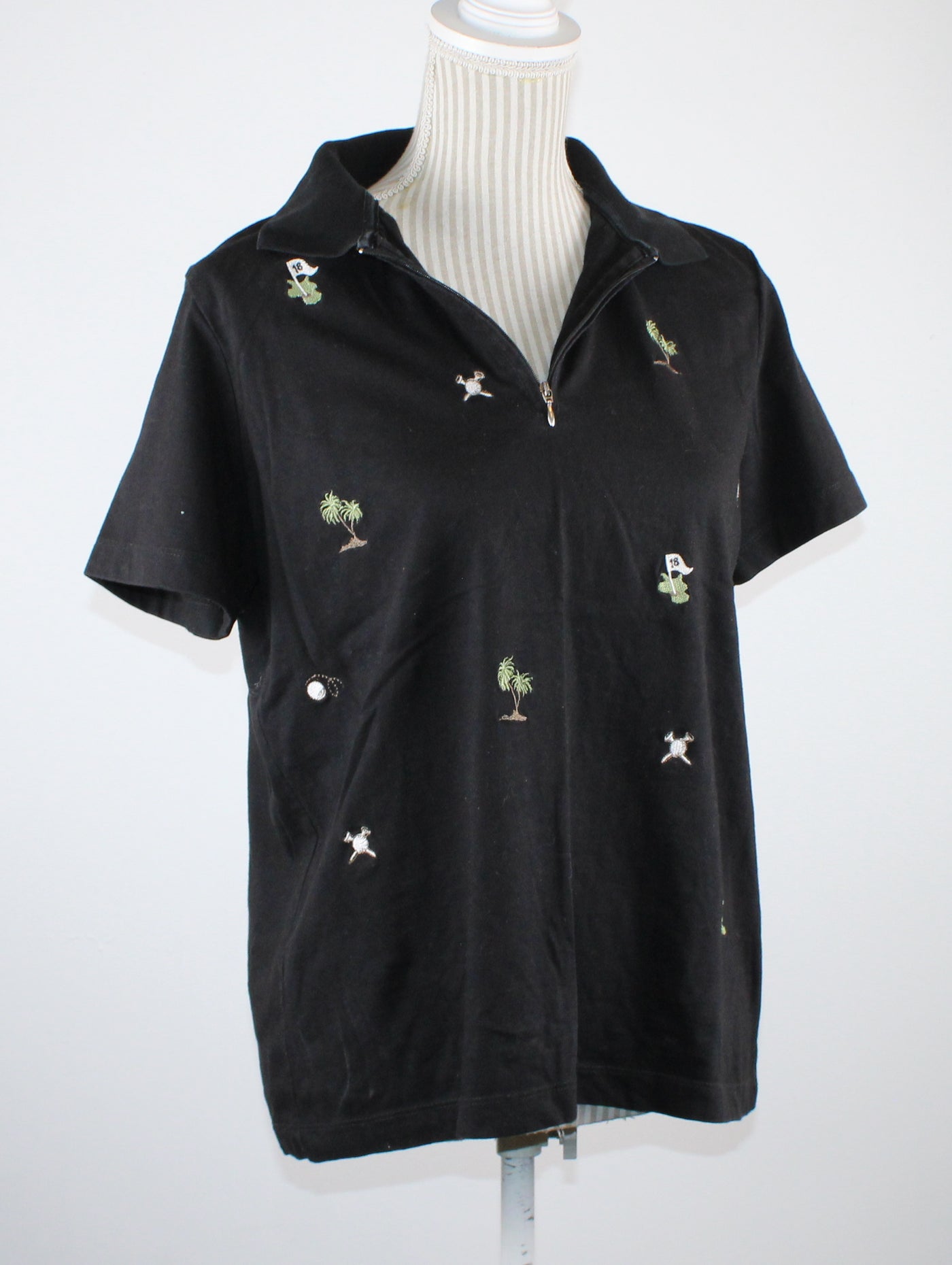 IB DIFFUSION GOLF TEE LADIES LARGE EUC