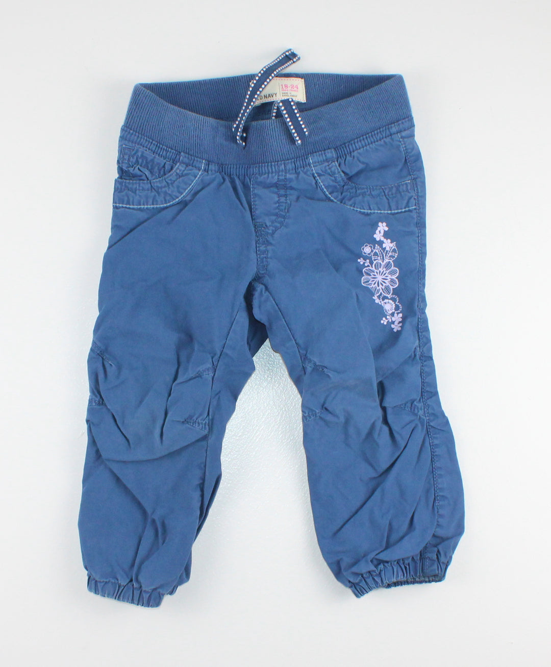 OLD NAVY BLUE PANTS 18-24M VGUC